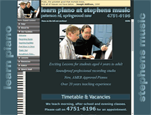 Tablet Screenshot of learnpiano.net.au